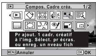 PENTAX WG-3 - Ajout d'un cadre créatif (Compos. Cadre créa.) - 2