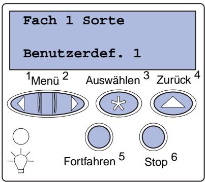 LEXMARK C912 - Festlegen des Papierformats und der Papiersorte - 1