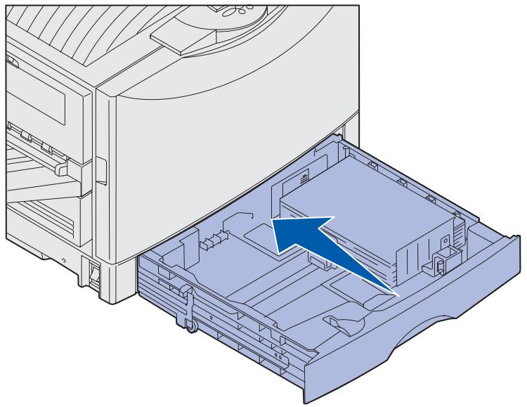 LEXMARK C912 - Einlagen von Papier in die Papierfacher - 8