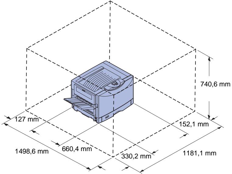 LEXMARK C912 - Sicherstellen von ausreichend Platz - 1
