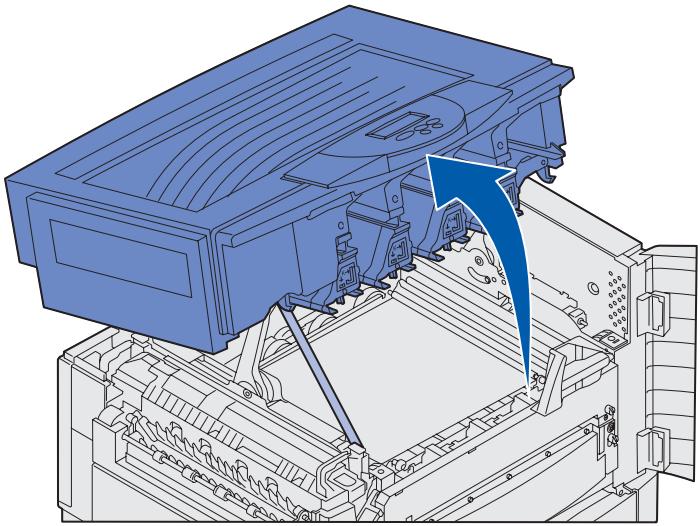 LEXMARK C912 - Öffnen der oberen Abdeckung - 4
