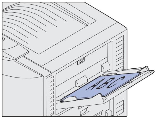 LEXMARK C912 - Einlagen von Papier in die Universalzuführung - 4