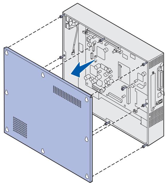 LEXMARK C912 - Entfernen der Systemplatinenabdeckung - 3