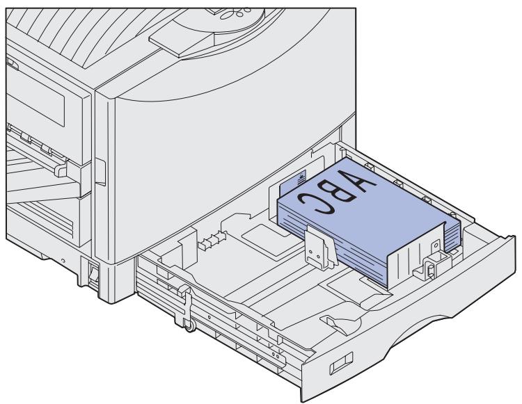 LEXMARK C912 - Einlagen von Papier in die Papierfacher - 5