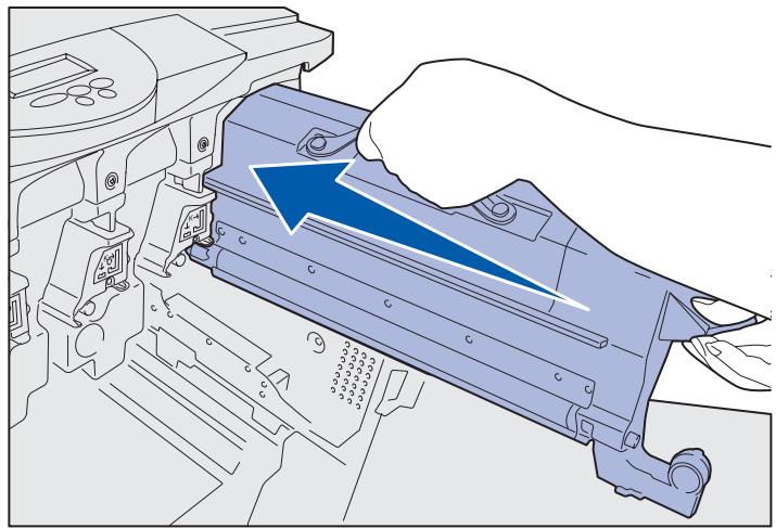 LEXMARK C912 - Einsetzen der Druckkassetten - 5