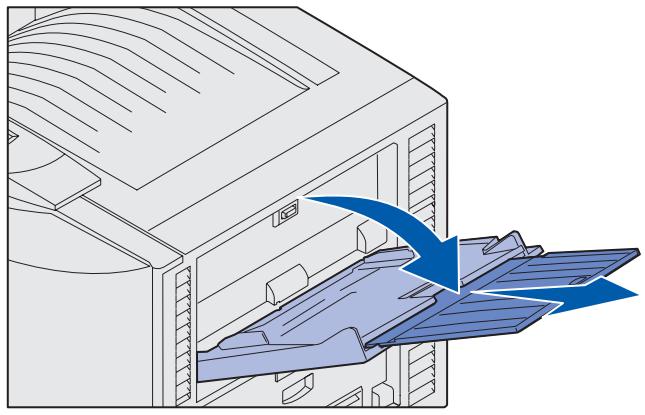 LEXMARK C912 - Einlagen von Papier in die Universalzuführung - 1
