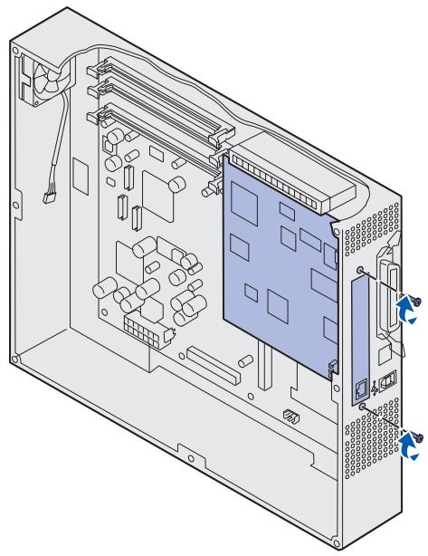 LEXMARK C912 - Installieren von Optionskarten - 3