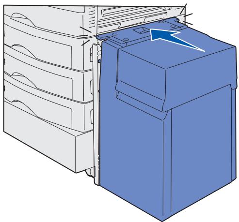 LEXMARK C912 - Anbringen der Führungsschiene und der Zuführung. - 4