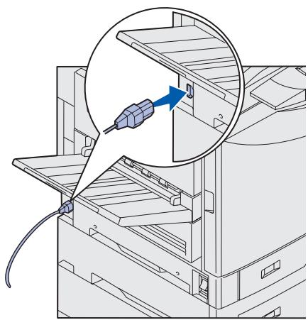 LEXMARK C912 - Einschalten des Druckers - 1