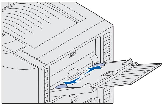 LEXMARK C912 - Einlagen von Papier in die Universalzuführung - 2