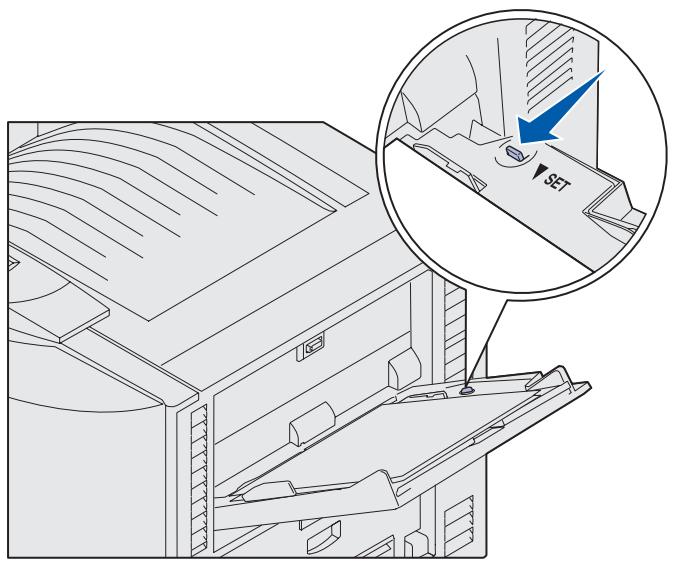 LEXMARK C912 - Einlagen von Papier in die Universalzuführung - 5