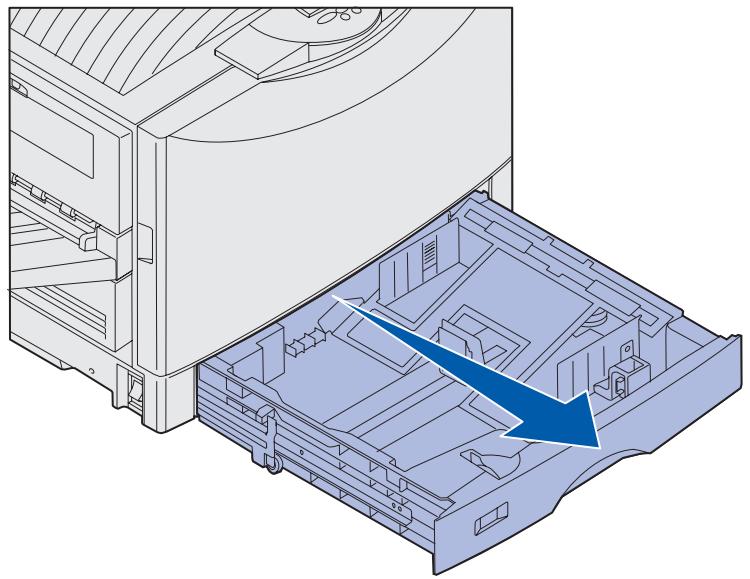 LEXMARK C912 - Einlagen von Papier in die Papierfacher - 1