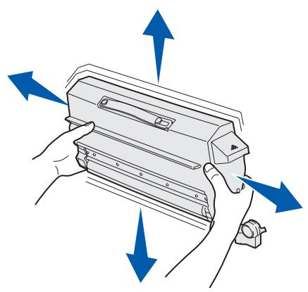 LEXMARK C912 - Einsetzen der Druckkassetten - 2