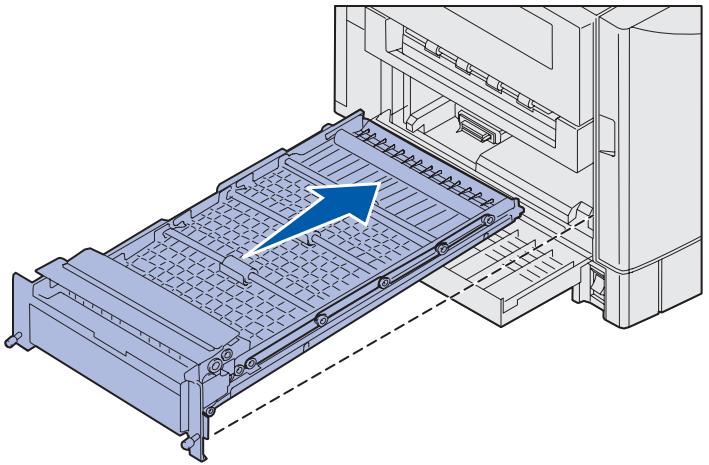 LEXMARK C912 - Installieren einer optionalen Duplexinheit - 3