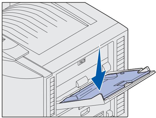 LEXMARK C912 - Einlagen von Papier in die Universalzuführung - 3