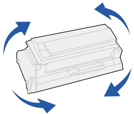 LEXMARK E322 - Schritt 2: Einsetzen der Druckkassette - 1