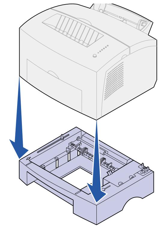 LEXMARK E322 - Schritt 4: Installieren des zusätzlichen Fachs 2 - 2