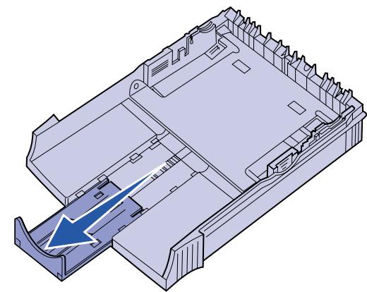 LEXMARK E322 - Einlagen von Papier in das zusätzliche Fach 2 - 3