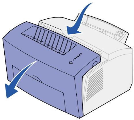 LEXMARK E322 - Entfernen der seitlichen Druckerabdeckung - 1