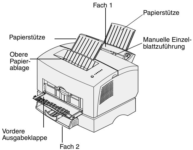 LEXMARK E322 - Schritt 6: Einlagen von Papier - 1