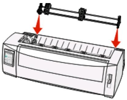 LEXMARK FORMS PRINTER 2500 - Passage de tracteur poussant à tracteur tirant - 3