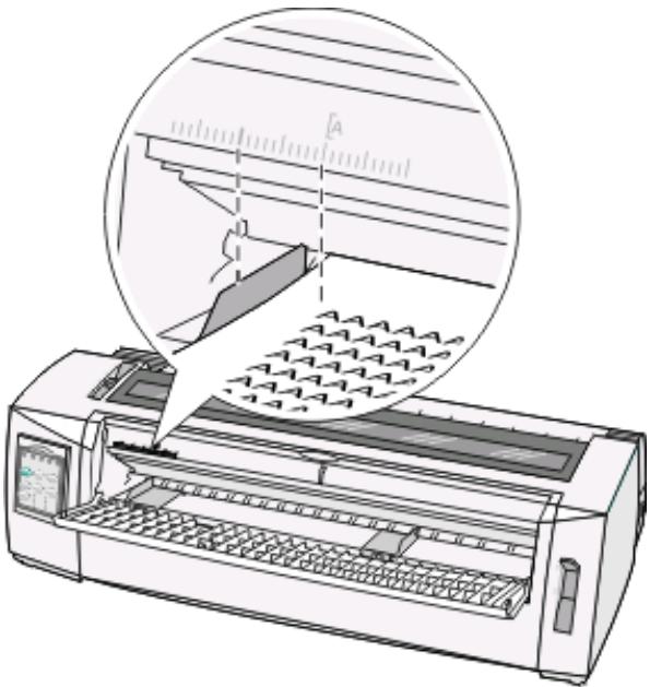 LEXMARK FORMS PRINTER 2500 - Chargement manuel d'une feuille simple ou d'une enveloppe - 4