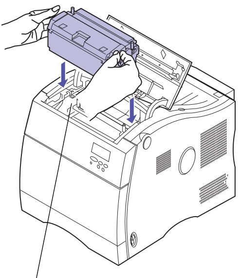 LEXMARK OPTRA C710 - Pour remplacer le filtrre à air : - 1