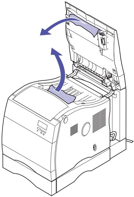 LEXMARK OPTRA C710 - bourrage papier - 1