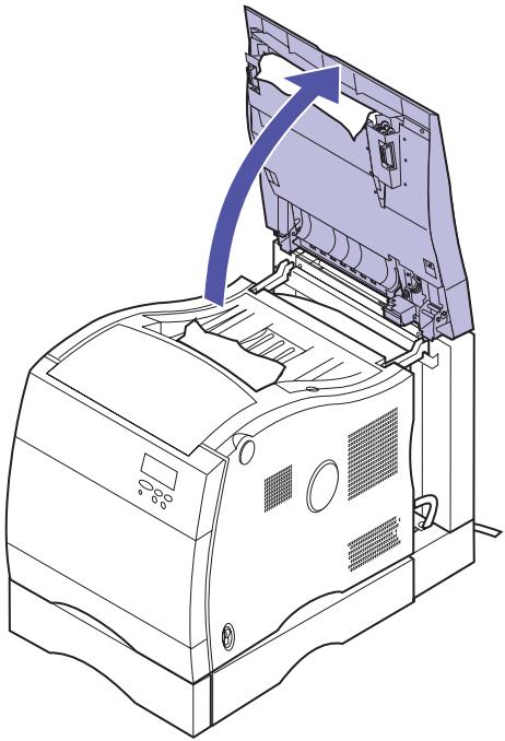 LEXMARK OPTRA C710 - Correction des bourrages papier du dispositif recto versus - 2