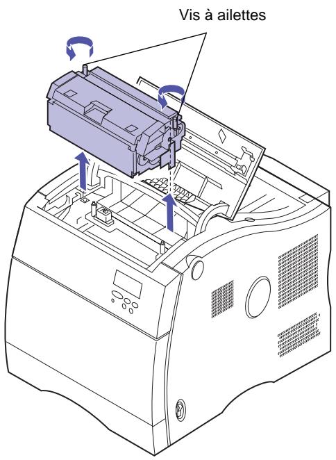LEXMARK OPTRA C710 - Pour-retirer l'unité de fusion : - 1