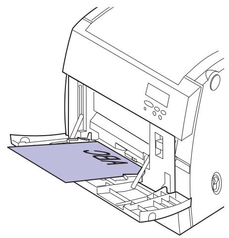 LEXMARK OPTRA C710 - Utilisation du dispositif d'alimentation multifonction - 3