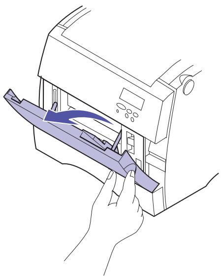 LEXMARK OPTRA C710 - Utilisation du dispositif d'alimentation multifonction - 1