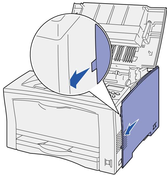 LEXMARK W812 - Wiederanbringen der Systemplatinen-abdeckung - 2