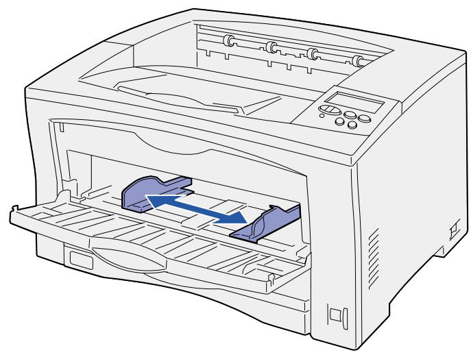 LEXMARK W812 - Einlagen von Papier in die Universalzuführung - 2