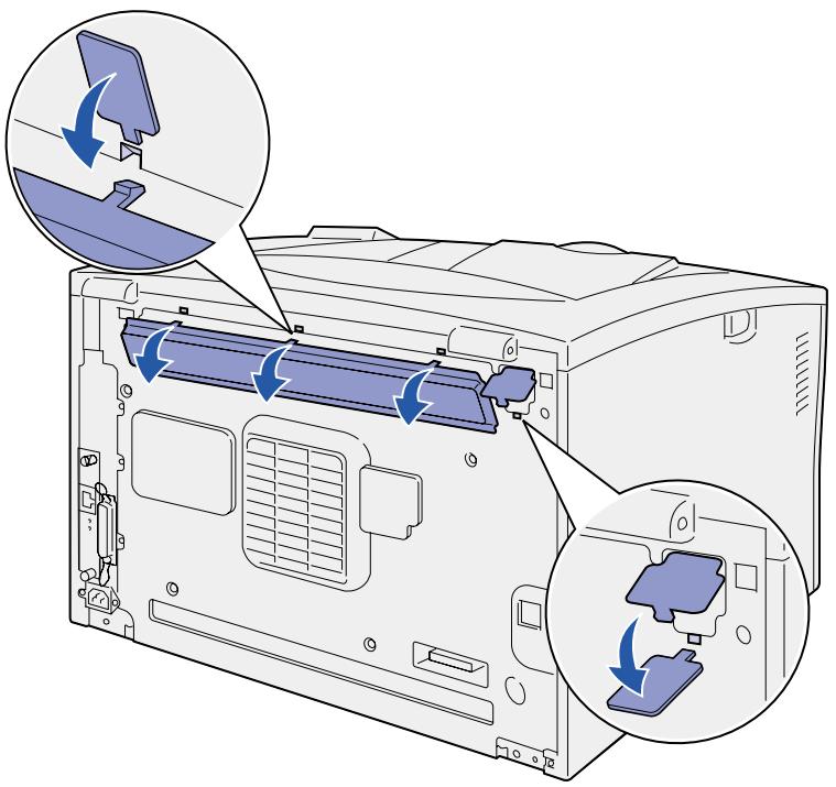 LEXMARK W812 - Schritt 4: Installieren einer optionalen Duplexinheit - 1