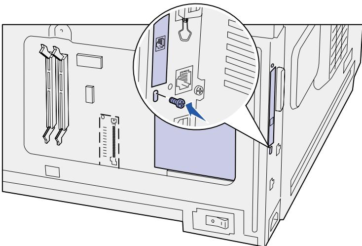 LEXMARK W812 - Installieren einer Optionskarte - 6
