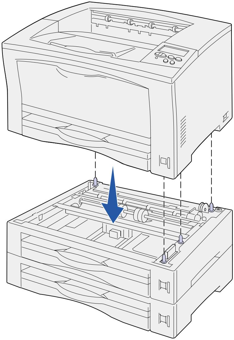 LEXMARK W812 - Schritt 3: Positionieren des Druckers - 2