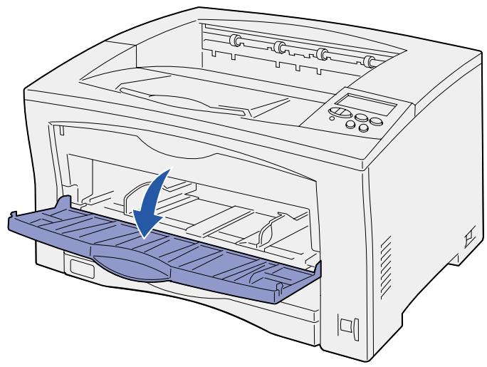 LEXMARK W812 - Einlagen von Papier in die Universalzuführung - 1