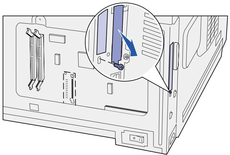 LEXMARK W812 - Installieren einer Optionskarte - 4