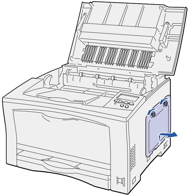 LEXMARK W812 - Entfernen der Systemplatinenabdeckung - 3