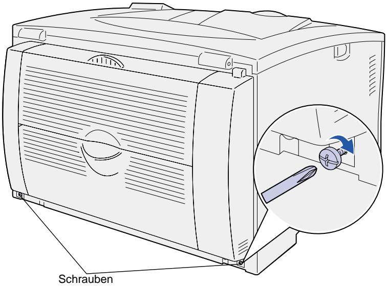 LEXMARK W812 - Schritt 4: Installieren einer optionalen Duplexinheit - 4