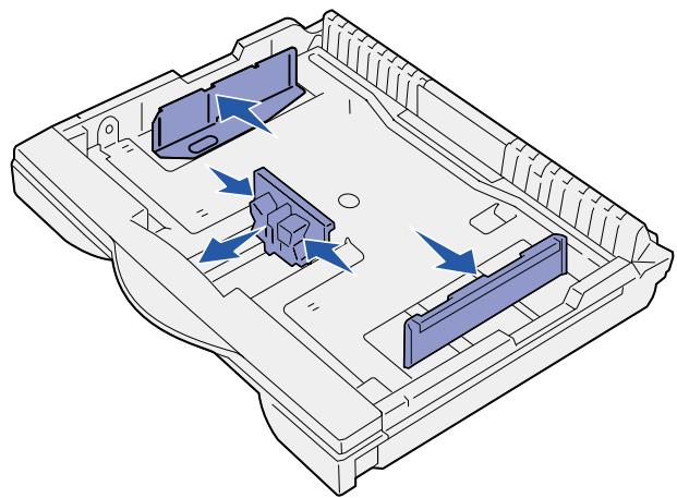 LEXMARK W812 - Einlagen von Papier im Format Letter, A4, A5 oder JIS B5 - 2