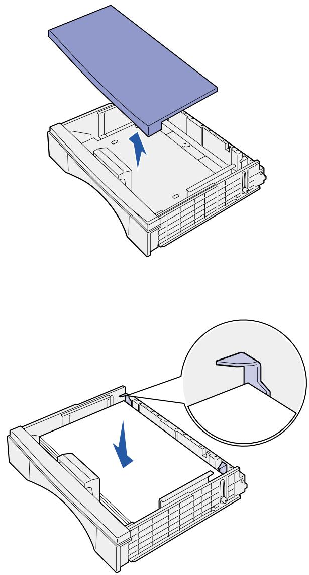 LEXMARK W812 - Einlagen von Papier in 500-Blatt-Fächer - 1