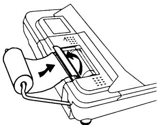 TEXAS INSTRUMENTS TI-5630 - Installing the Paper Roll - 1