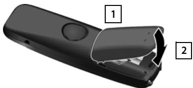 GIGASET A116 - Insertion des batteries - 3