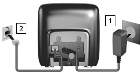 GIGASET A116 - Raccorder la base - 1