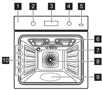 ELECTROLUX EOC3514AOX - Vue d'ensemble - 1