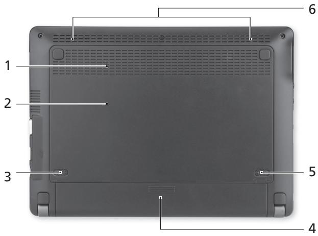 PACKARD BELL DOT SC/VW-001FR,  DOT SC-001FR - VUE DE LA BASE - 1