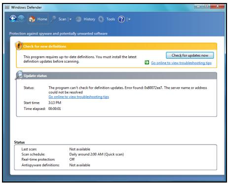 PACKARD BELL DOT SC/VW-001FR,  DOT SC-001FR - Windows Defender - 1