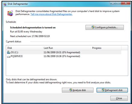 PACKARD BELL DOT SC/VW-001FR,  DOT SC-001FR - Desfragmentador de disco - 1